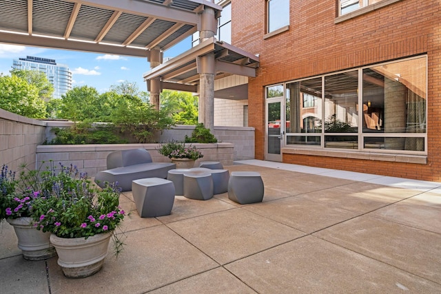 view of patio