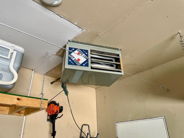 detailed view of a heating unit
