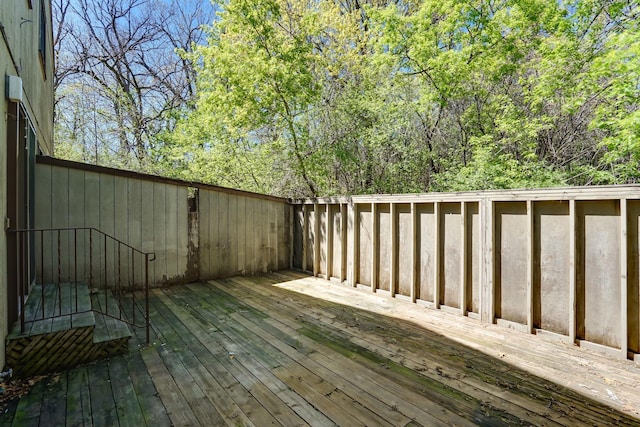 view of deck