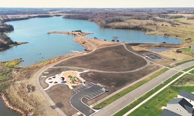 view of property location with a nearby body of water