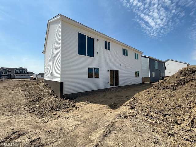 view of rear view of property