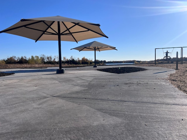 view of parking