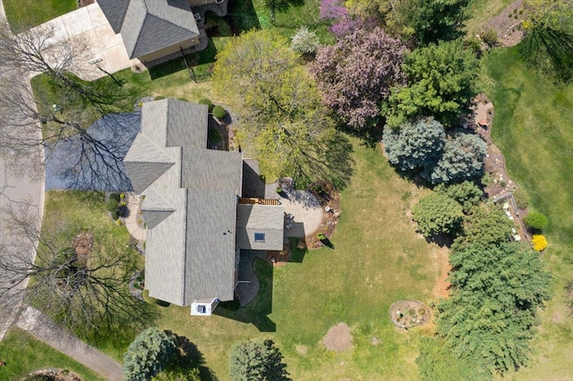 aerial view of property's location