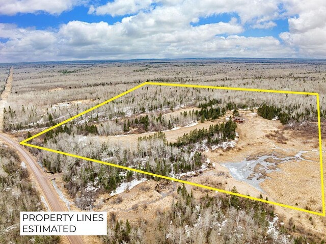 3213 Alger Grade, Silver Creek Twp, MN 55616 - view of rural area featuring property parcel outlined