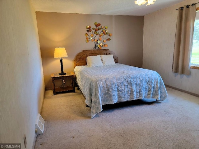 bedroom featuring carpet floors