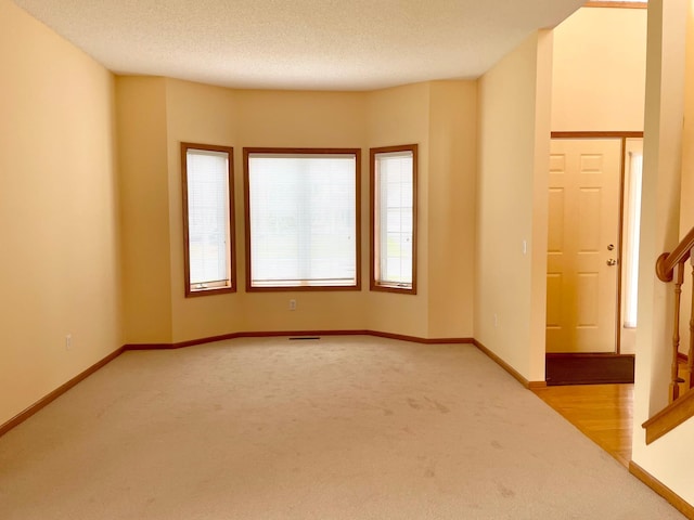 1986 Mathias Rd, Shakopee, MN 55379 - spare room featuring light colored carpet, baseboards, and a textured ceiling