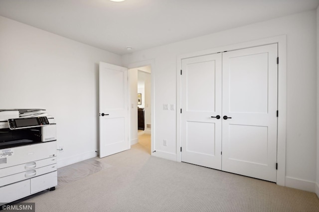 13708 Park Haven Trl, Prior Lake, MN 55372 - unfurnished bedroom with light carpet, baseboards, and a closet