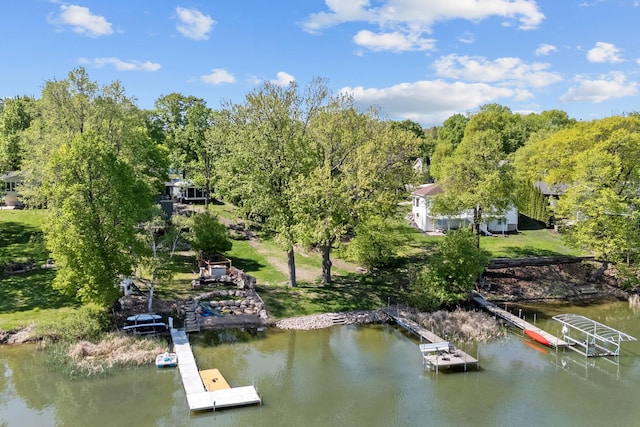 5930 Beachwood Rd, Mound, MN 55364 - dock featuring a water view