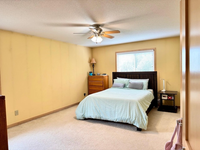 766 County Road F E, Vadnais Heights, MN 55127 - carpeted bedroom featuring a ceiling fan and a textured ceiling