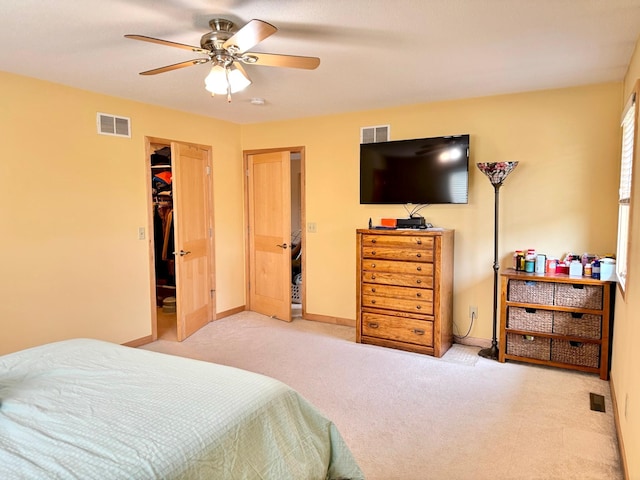 766 County Road F E, Vadnais Heights, MN 55127 - carpeted bedroom featuring baseboards and a ceiling fan