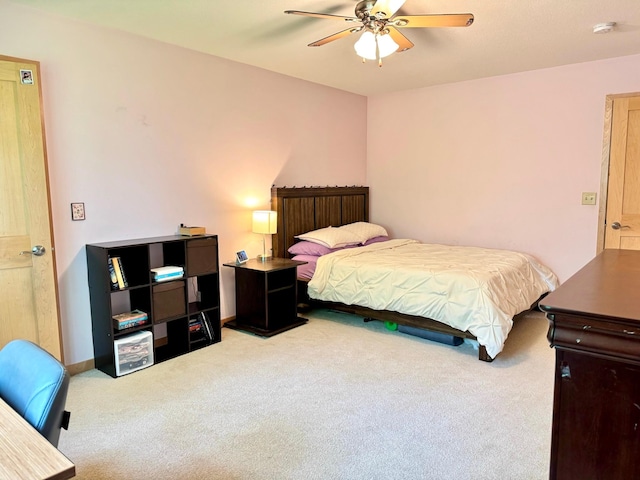 766 County Road F E, Vadnais Heights, MN 55127 - carpeted bedroom featuring a ceiling fan