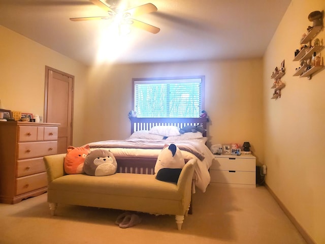 766 County Road F E, Vadnais Heights, MN 55127 - carpeted bedroom featuring a ceiling fan