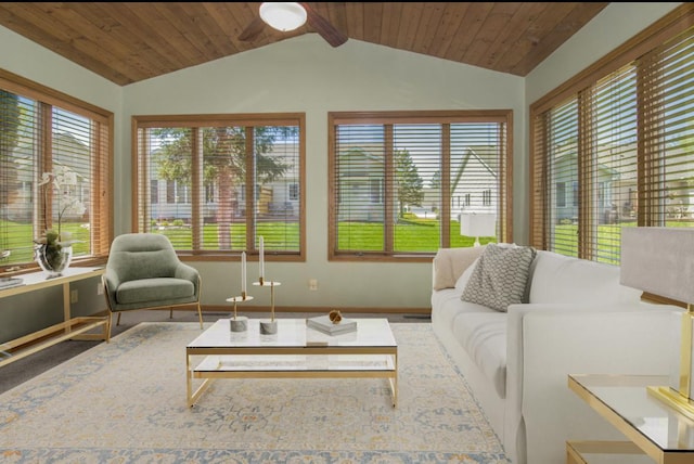 1922 Eastridge Ct, Stillwater, MN 55082 - sunroom featuring vaulted ceiling, healthy amount of natural light, and wooden ceiling
