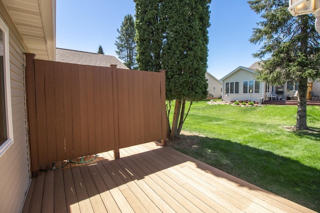 1922 Eastridge Ct, Stillwater, MN 55082 - wooden deck featuring a yard