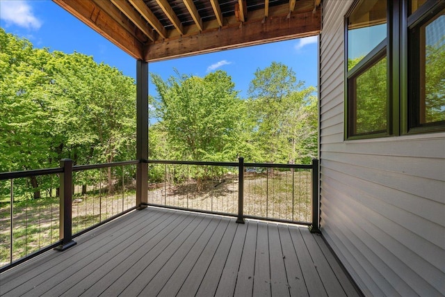 3822 Northern Ave, Spring Park, MN 55384 - view of wooden deck