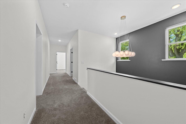 3822 Northern Ave, Spring Park, MN 55384 - hall with carpet, baseboards, and recessed lighting