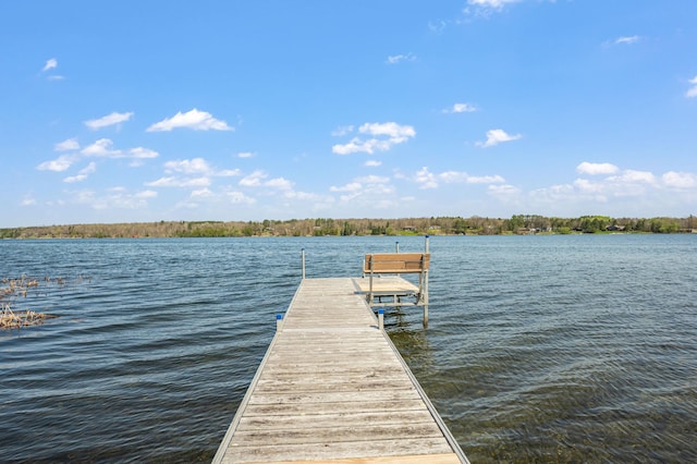 19490 Ruff Shores Rd, Harris Twp, MN 55744 - dock with a water view