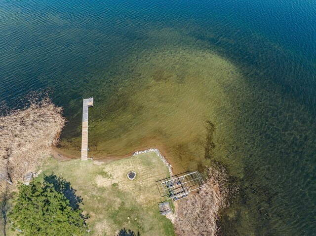 19490 Ruff Shores Rd, Harris Twp, MN 55744 - bird's eye view of a large body of water