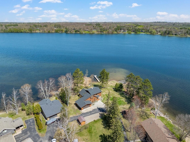 19490 Ruff Shores Rd, Harris Twp, MN 55744 - aerial view of property and surrounding area featuring a nearby body of water