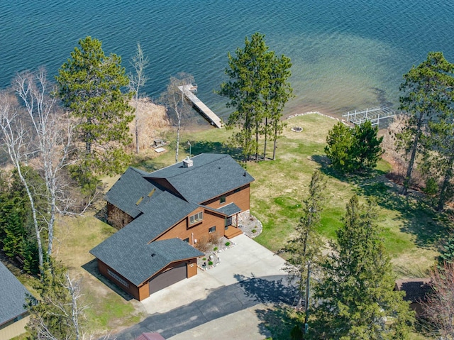 19490 Ruff Shores Rd, Harris Twp, MN 55744 - view from above of property featuring a nearby body of water