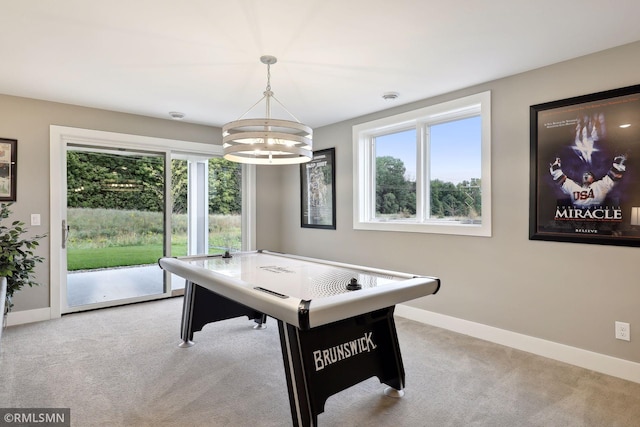 4104 Osprey Ct, Prior Lake, MN 55372 - playroom featuring carpet, a chandelier, and baseboards