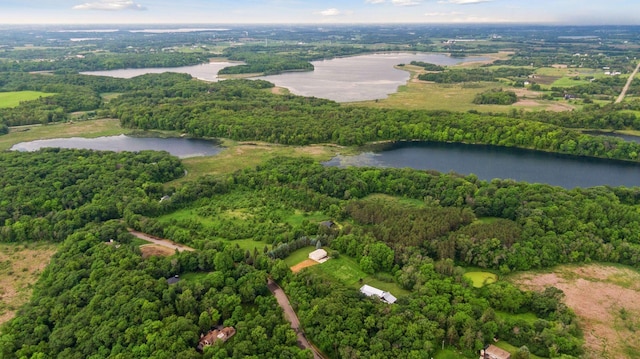 1701 Retreat Cir, Minnetrista, MN 55364 - aerial view of property's location featuring a nearby body of water and a forest