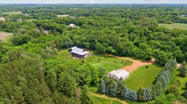 1701 Retreat Cir, Minnetrista, MN 55364 - aerial view of a heavily wooded area