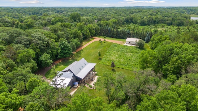 1701 Retreat Cir, Minnetrista, MN 55364 - view from above of property with a heavily wooded area