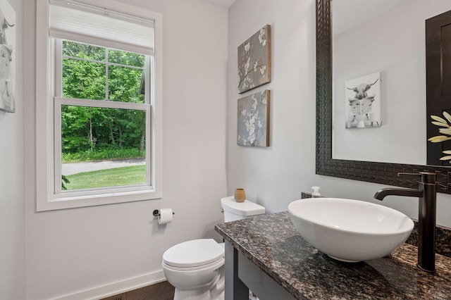 1701 Retreat Cir, Minnetrista, MN 55364 - bathroom featuring vanity and toilet