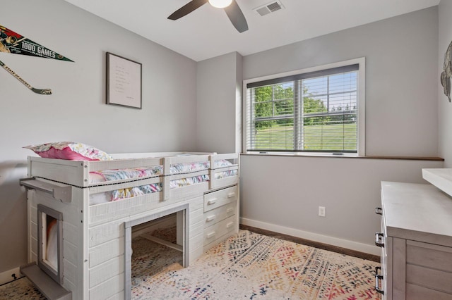 1701 Retreat Cir, Minnetrista, MN 55364 - bedroom featuring baseboards and ceiling fan
