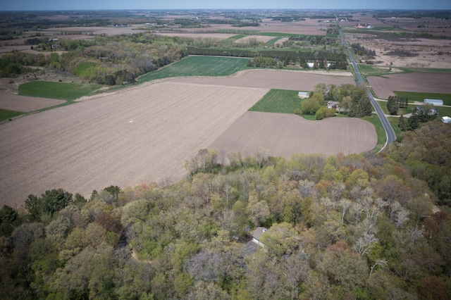 127 County Rd W, Pleasant Valley Twp, WI 54022 - aerial overview of property's location featuring rural landscape
