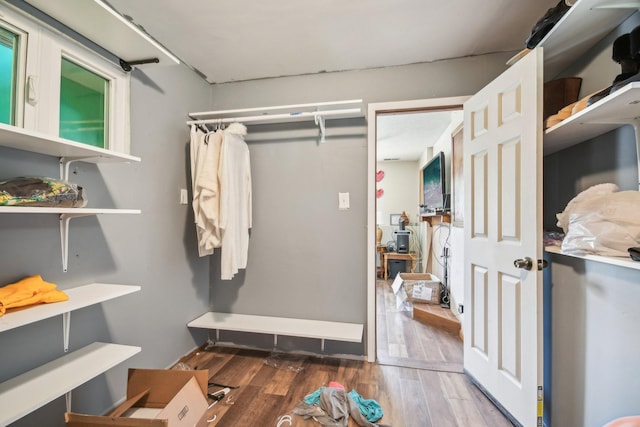 6522 Kilmer Ln N, Maple Grove, MN 55369 - walk in closet with wood finished floors