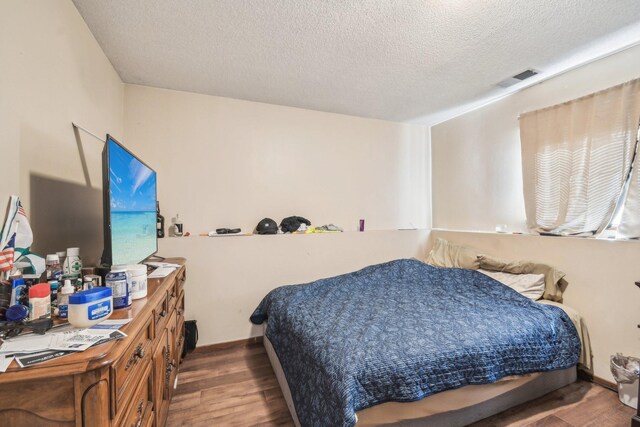 6522 Kilmer Ln N, Maple Grove, MN 55369 - bedroom with wood finished floors and a textured ceiling