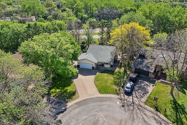 6522 Kilmer Ln N, Maple Grove, MN 55369 - view from above of property featuring a forest