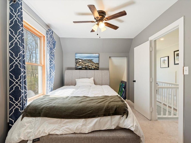 15921 Eaglewood Dr, Bay Lake Twp, MN 56444 - bedroom featuring carpet flooring and ceiling fan