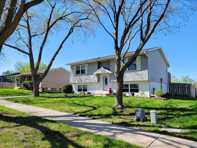 view of raised ranch