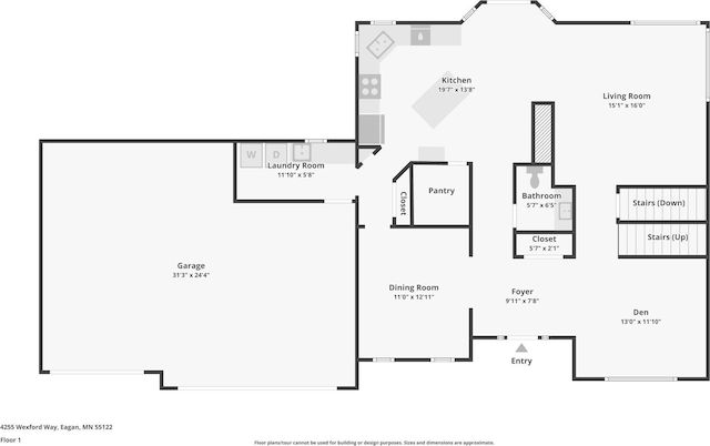 4255 Wexford Way, Eagan, MN 55122 - view of room layout