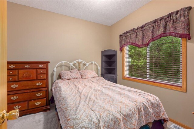 9230 Cheney Trl, Inver Grove Heights, MN 55076 - carpeted bedroom featuring a textured ceiling