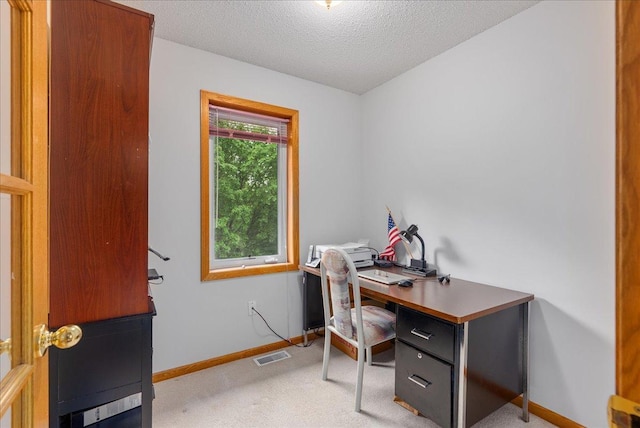 9230 Cheney Trl, Inver Grove Heights, MN 55076 - office space featuring light carpet, a textured ceiling, and baseboards