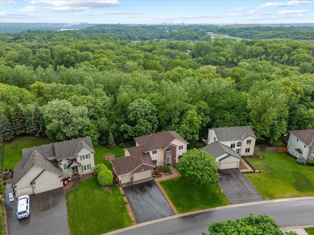 9230 Cheney Trl, Inver Grove Heights, MN 55076 - aerial perspective of suburban area featuring a heavily wooded area