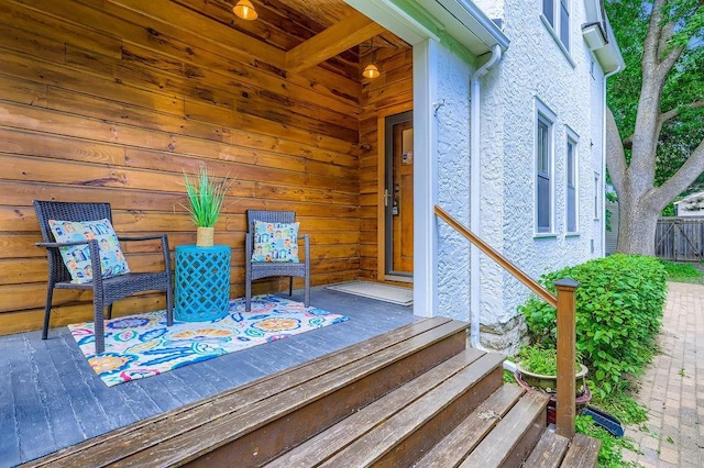 984 Milton St N, Saint Paul, MN 55103 - view of wooden terrace