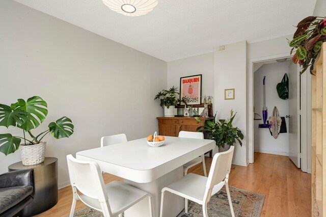 3214 Blaisdell Ave, Minneapolis, MN 55408 - dining area with light wood-style floors and baseboards