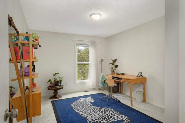 3214 Blaisdell Ave, Minneapolis, MN 55408 - carpeted office featuring a textured ceiling