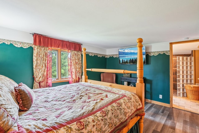 W10005 710th Ave, River Falls, WI 54022 - bedroom with wood finished floors
