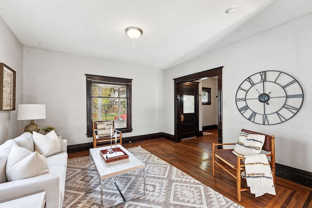 3413 Columbus Ave, Minneapolis, MN 55407 - living area with wood-type flooring and baseboards