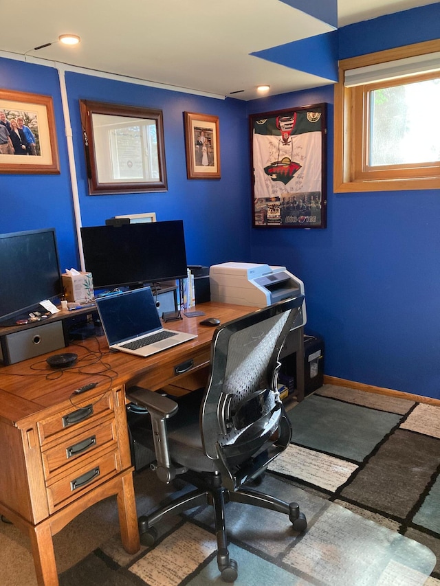 875 20th St, Windom, MN 56101 - home office with recessed lighting