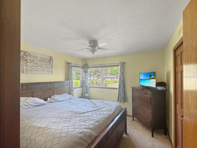 1539 111th St, Slayton Twp, MN 56172 - bedroom with light carpet and ceiling fan