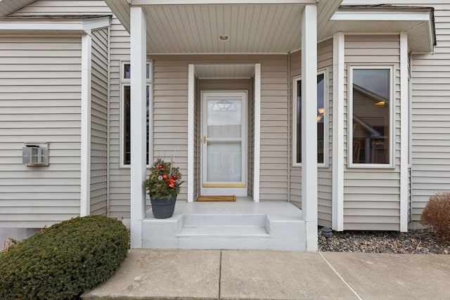 view of entrance to property