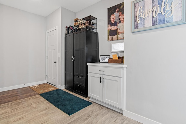 968 150th Ave, New Richmond, WI 54017 - entryway featuring light wood-style flooring and baseboards