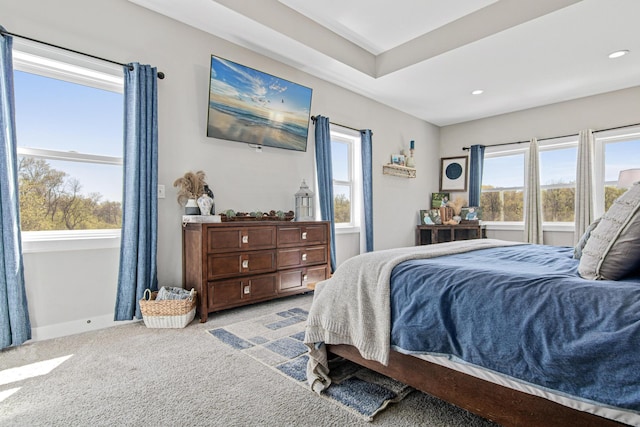 968 150th Ave, New Richmond, WI 54017 - bedroom featuring light colored carpet, baseboards, and recessed lighting